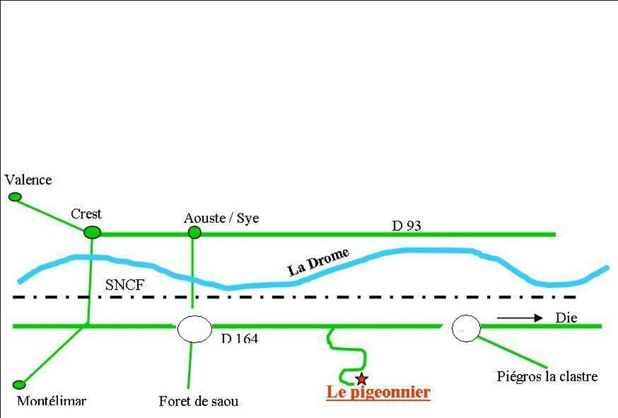 Piégros-la-Clastre "Le Pigeonnier" Chambre D'Hote المظهر الخارجي الصورة
